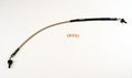 HOSE REAR BRAKE SILVER / BLK, VENHILL H02-2-044/P-CL, 43310-MKE-A51, HONDA CRF 450 L/X