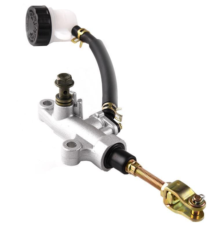 MASTER CYLINDER REAR YAMAHA 1987-2013 YFM 350 X RAPTOR BANSHEE WARRIOR 5FK-2583V-00-00 With 90* Reservoir