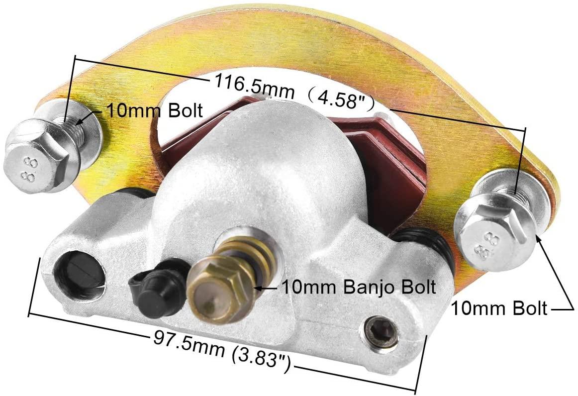 BRAKE CALIPER LH FRONT, 1911150, 1911301 POLARIS