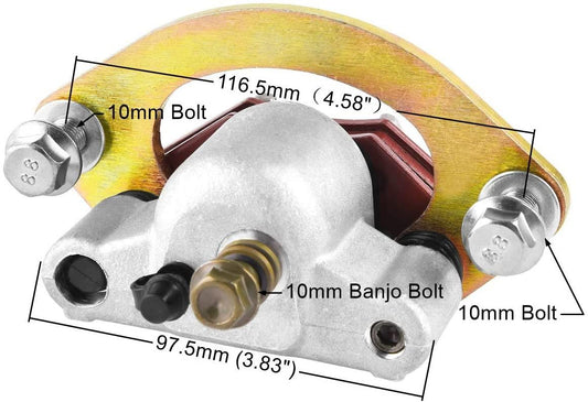 BRAKE CALIPER LH FRONT, 1911150, 1911301 POLARIS