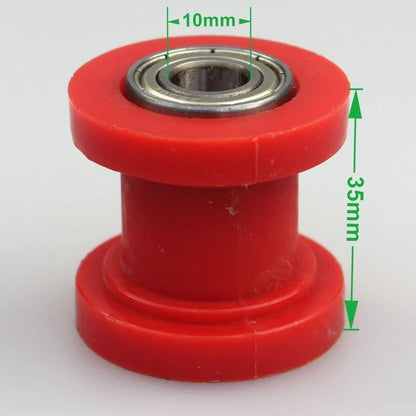 CHAIN ROLLER RED IDxODxW 10x35/24x35, LONG LASTING / 35MM OD