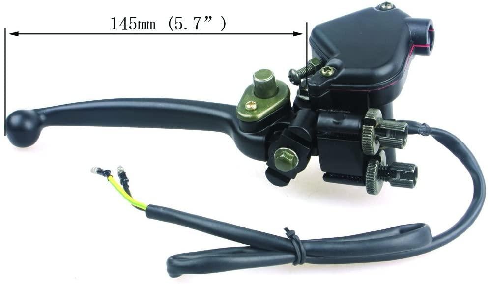 LEVER WITH THUMB THROTTLE ASSY., LT80 KFX80 Atv Hand Brake 57300-40B00, 57300-40B01