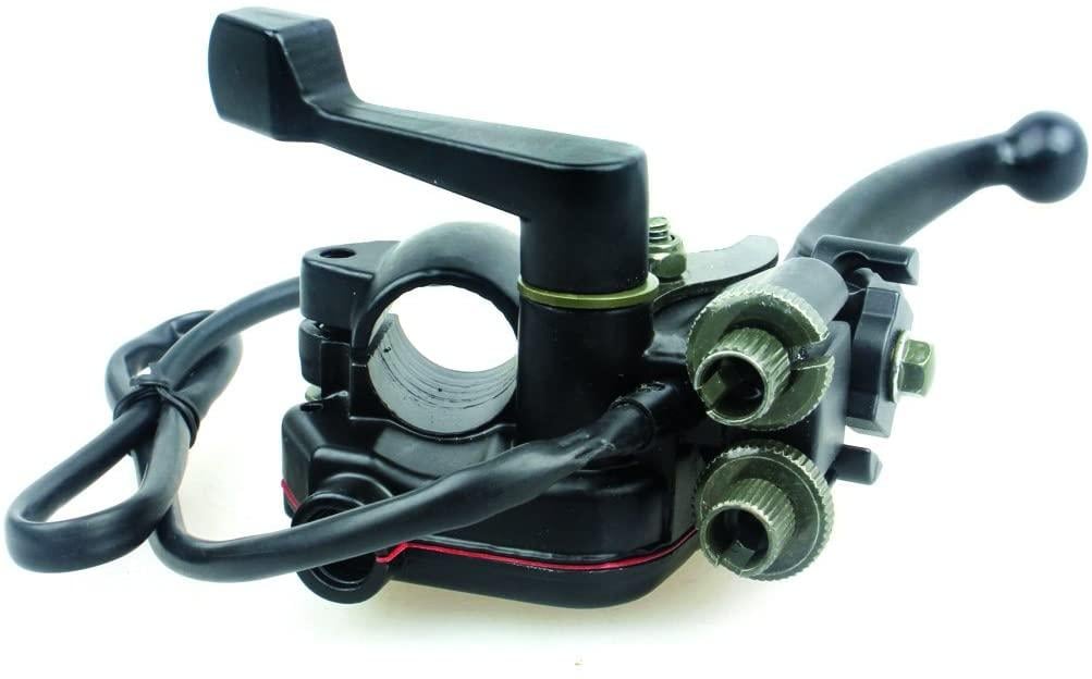 LEVER WITH THUMB THROTTLE ASSY., LT80 KFX80 Atv Hand Brake 57300-40B00, 57300-40B01