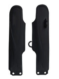 LOWER FORK GUARDS 19-25 YZ85, BLACK, RTECH R-PSYZ0NR0185, Fork Protectors BLACK
