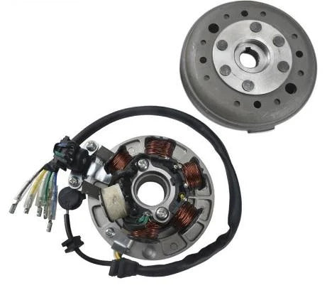 STATOR & FLYWHEEL LIFAN 125-150, 110MM FLYWHEEL, 16MM SHAFT