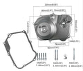 CLUTCH COVER 125cc LIFAN, ELECTRIC START MODELS, CHECK SIZES