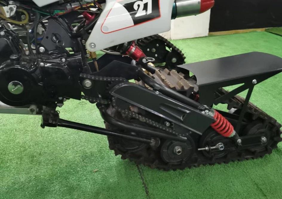 PIT BIKE TRACK KIT WITH SKI (40KG), TRACK CONVERSION KIT – SMXOFFROAD Ltd