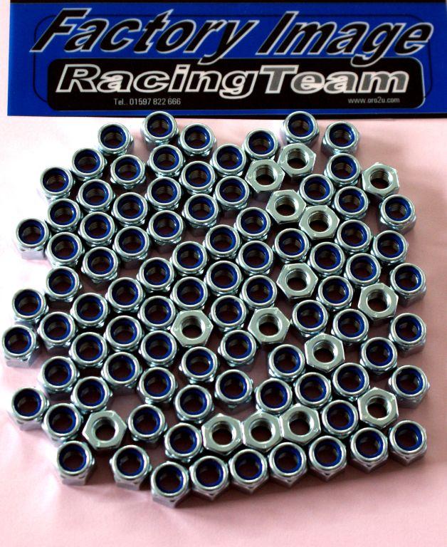 NYLOCK M10 NUT PACK/50, REGULAR11X17mm