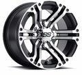 ITP ALOY WHEEL SS212 14x8 4/110, 1428374404B, RIM, 5+3, SILVER
