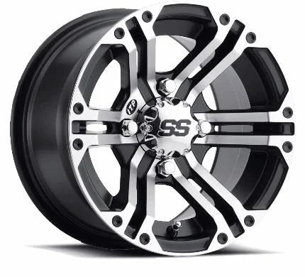 ITP ALOY WHEEL SS212 14x8 4/156, 1428376404B, RIM, 5+3, SILVER