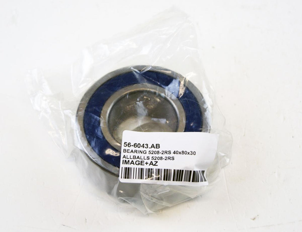 BEARING 5208-2RS 40x80x30.2mm ALLBALLS 5208-2RS EACH