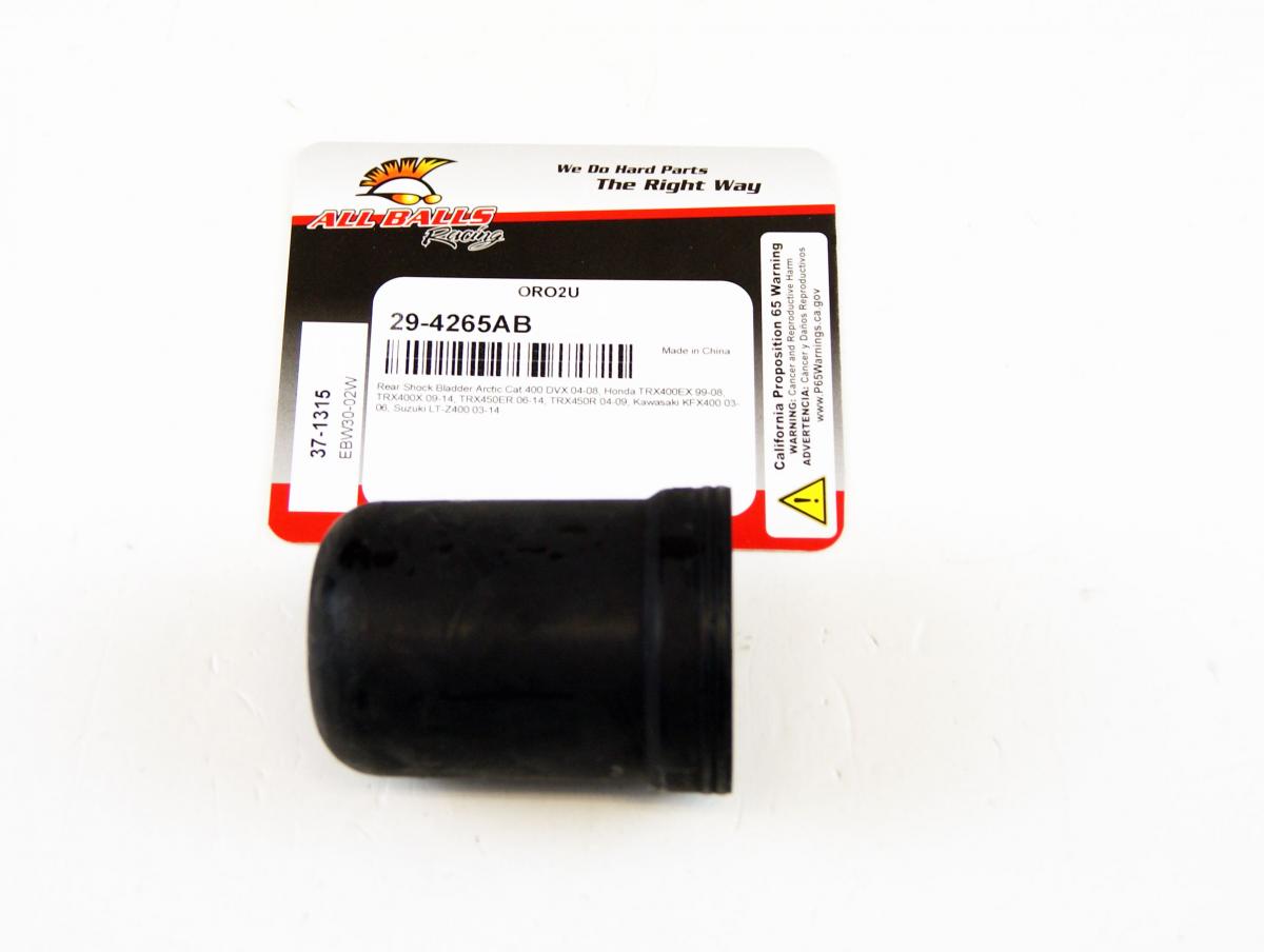 REAR SHOCK BLADDER 99-14 ARCTIC CAT HONDA KAWASAKI SUZUKI DVX TRX KFX LT-Z 400 450 ALLBALLS 37-1315