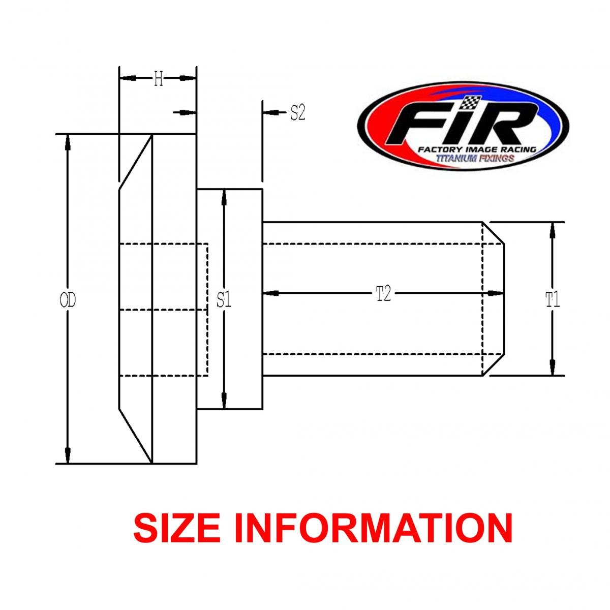 TI GR5 BOLTS DISC SUZUKI KIT/8, TITANIUM FRONT OR REAR KIT, / FIR BRAND