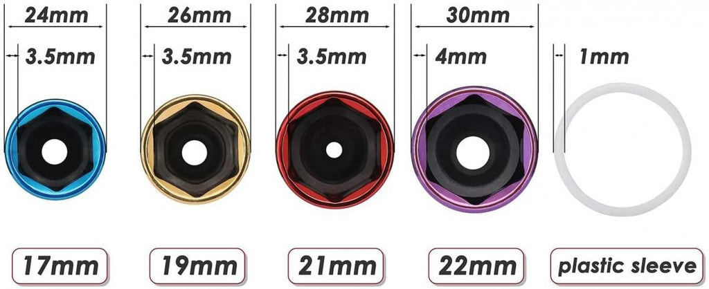 SOCKET IMPACT 1/2 4 PCS KIT