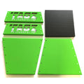 TAGZ FACTORY MX STAND PANEL SET, FINISH GLOSS GREEN / KAWASAKI GREEN