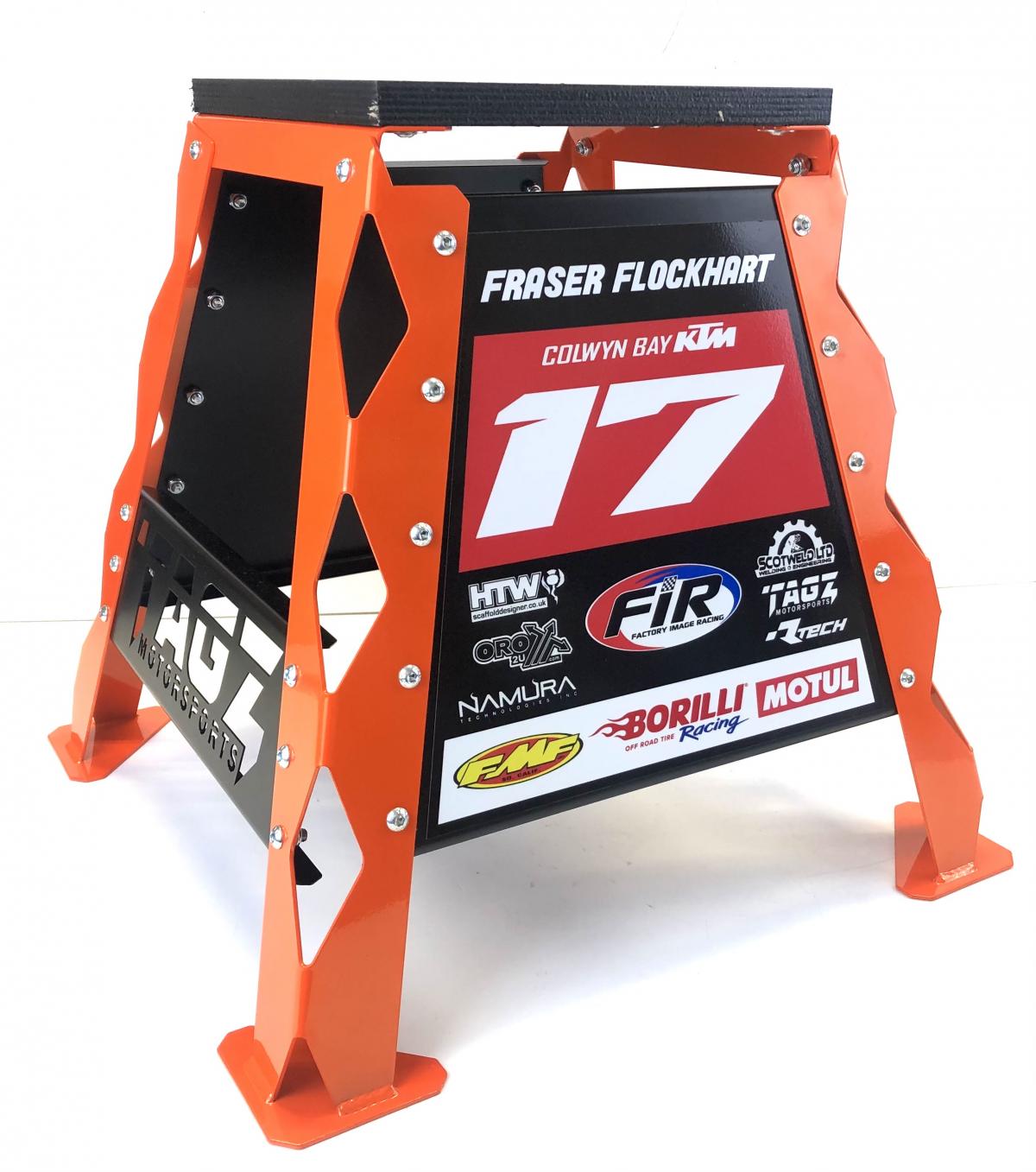 TAGZ FACTORY MX STAND PANEL SET, FINISH MATT BLACK RAL9005