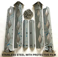 TAGZ FACTORY MX STAND LEG SET, STAINLESS STEELS 304 BRUSHED DP1