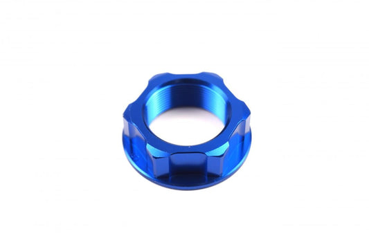 M22x1.00mm STEM NUT EACH BLUE, ALUMINIUM / KX KLX KDX CR RM, / CNC