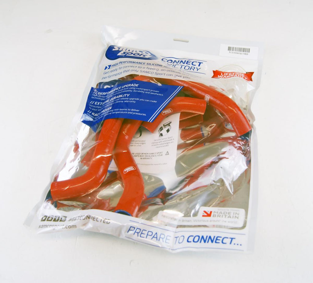 COOLANT HOSE 4 PIECE KIT RED 2018-2021 HONDA 250 CRF R RX SAMCO SPORT HON-122-RD