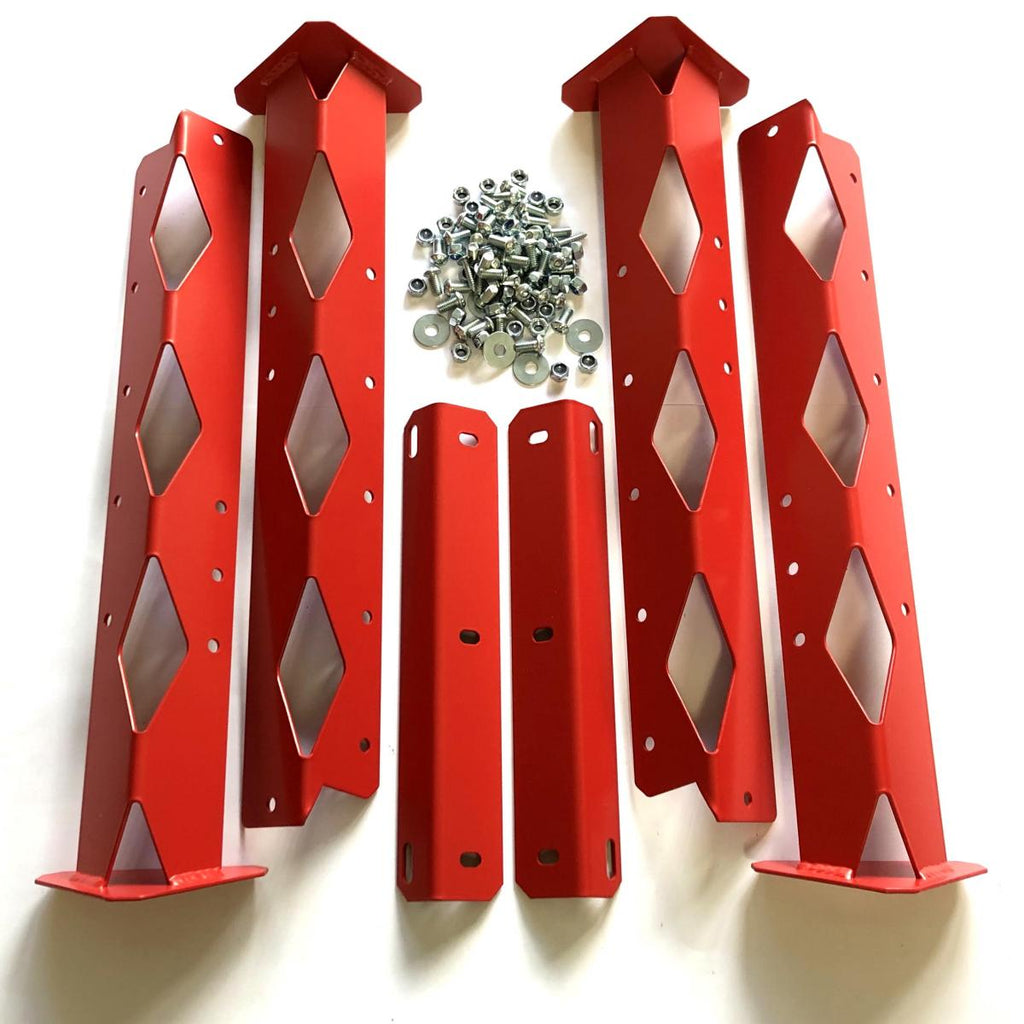 TAGZ FACTORY MX STAND LEG SET, FINISH MATT RED RAL3031