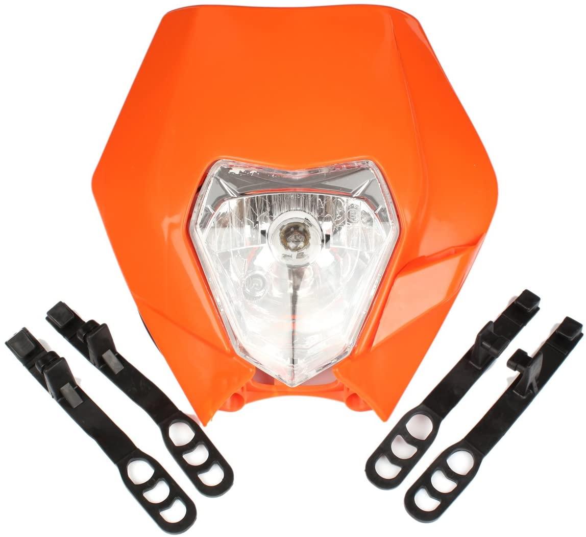 HEADLIGHT KTM ORANGE, EXC, EXCF, XCF, XCW, SXF SMR Enduro, Light Headlights Headlamp 867485