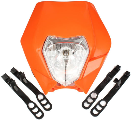 HEADLIGHT KTM ORANGE, EXC, EXCF, XCF, XCW, SXF SMR Enduro, Light Headlights Headlamp 867485