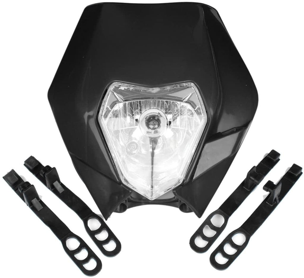 HEADLIGHT KTM BLACK, EXC, EXCF, XCF, XCW, SXF SMR Enduro, Light Headlights Headlamp 867485