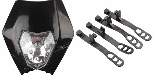 HEADLIGHT KTM BLACK, EXC, EXCF, XCF, XCW, SXF SMR Enduro, Light Headlights Headlamp 867485