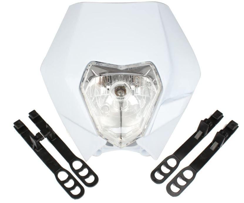 HEADLIGHT KTM WHITE, EXC, EXCF, XCF, XCW, SXF SMR Enduro, Light Headlights Headlamp 867485