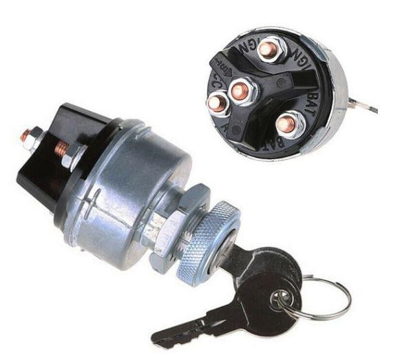 SWITCH IGNITION 4 WAY - 2 KEYS UNIVERSAL