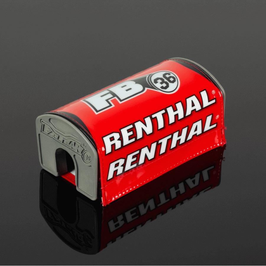 Fatbar36 Pad Renthal Red/Black/White, RENTHAL P339