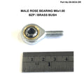 BEARING ROD END M6x1.00 FIR 54813055100 54813055000  CMP6 / Ka6 03 MALE ROSE EACH