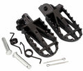 FOOT PEGS 87-96 YAMAHA YZ WR 125 250 BLACK STEEL 1102463