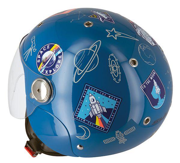 KIDS HELMET Small 47-48cm - SPUTNIK S775 Blue, S-Line JJS3G1001