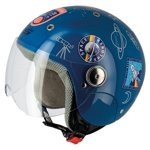 KIDS HELMET Medium 49-50cm - SPUTNIK S775 Blue, S-Line JJS3G1002