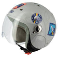 KIDS HELMET Medium 49-50cm - SPUTNIK S775 Silver, S-Line JJS2G1002