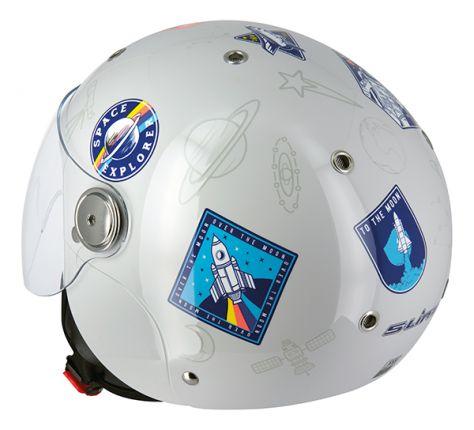 KIDS HELMET Medium 49-50cm - SPUTNIK S775 Silver, S-Line JJS2G1002