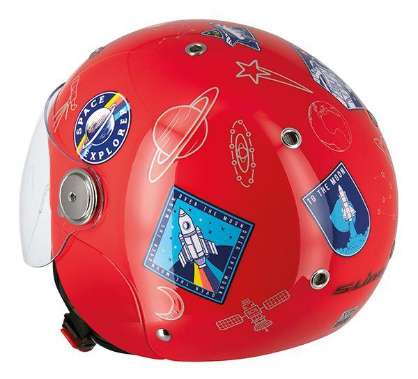 KIDS HELMET Large 51-52cm - SPUTNIK S775 Red, S-Line JJS4G1003