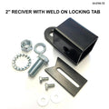 BALL MOUNT RECEIVER ADAPTER 98-17 ARCTIC CAT TAG-Z 43-1005 1-1 4 TO 2 INCH