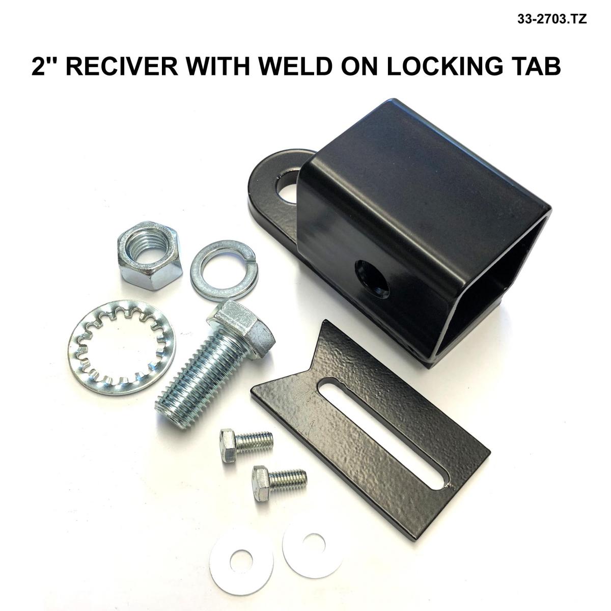 BALL MOUNT RECEIVER ADAPTER 98-17 ARCTIC CAT TAG-Z 43-1005 1-1 4 TO 2 INCH