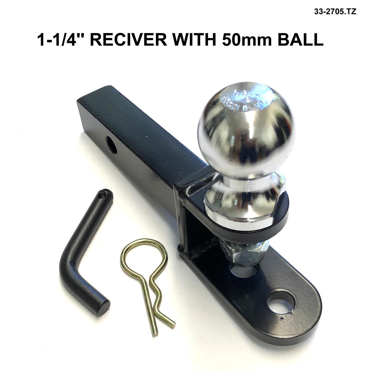 Hitch 1-1/4 receiver 50mm ball, TAG-Z HITCH /43-1008
