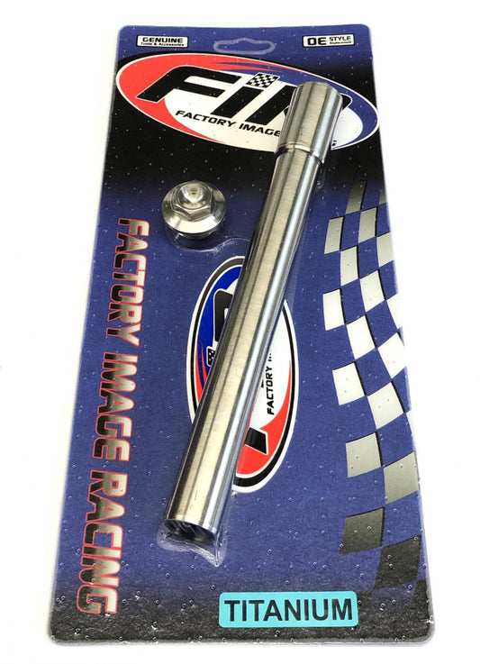 KTM NEW FRONT SPINDLE & NUT M20x1.5, TITANIUM GR5 79109081033 / 70009082000, FIR-BARND / GRADE 5