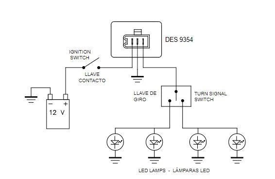 FLASHER RELAY UNIT DZE DES 9359, 90511030000