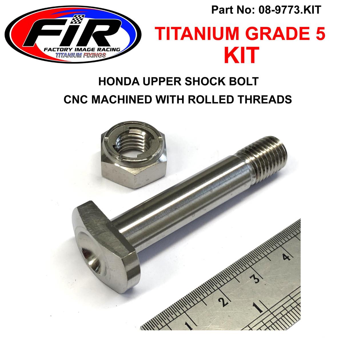 GR5 HONDA SHOCK BOLT KIT UPPER, 2003>2021 CR XR CFR CRF-R, 90152-MEB-750
