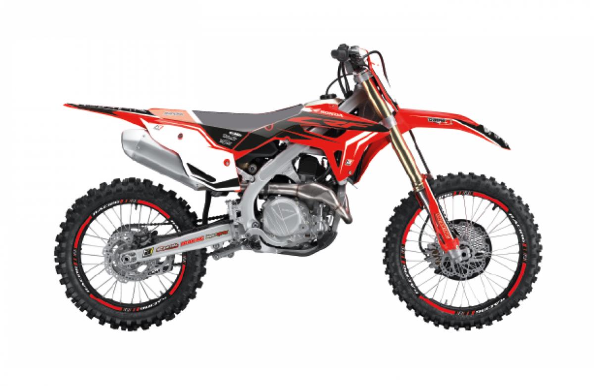 CRF450R 2021-22 DREAM 4 GRAPHICS, BLACKBIRD 2148N DECAL KIT, CRF450R 2021-2022