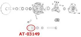CLUTCH DRIVE BUSHING 12x19.5x12.7, BRONCO AT-03149, POLARIS, 5437682
