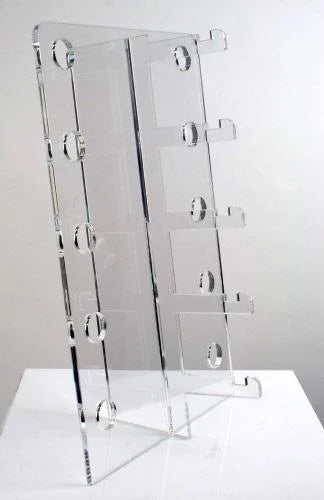 5 Tier Acrylic Sunglasses Countertop Display Stand