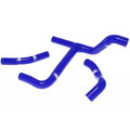 COOLANT HOSE 3 PIECE KIT BLUE 10 SUZUKI 250 RM Z 250 SAMCO SPORT SUZ-37-BU