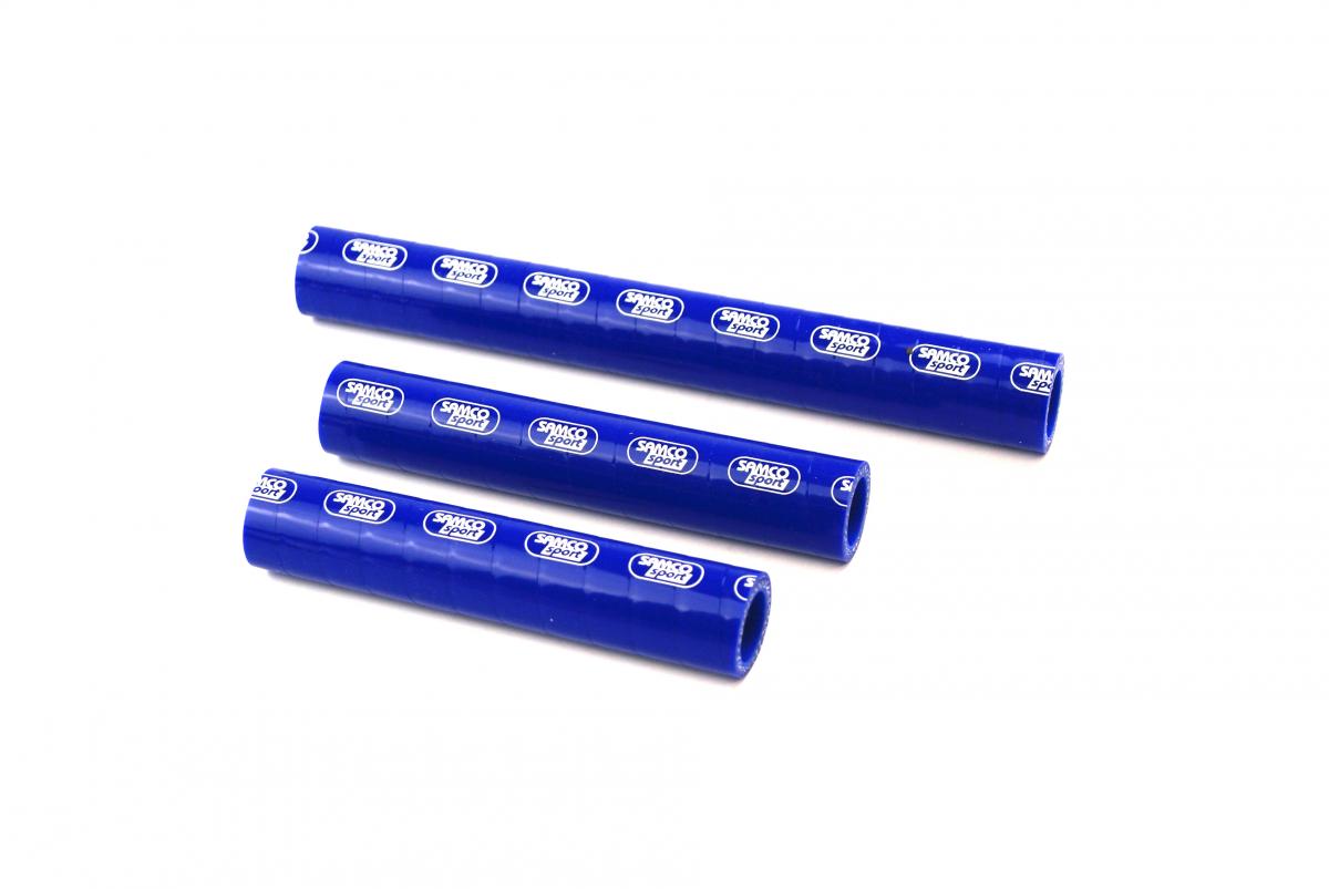 COOLANT HOSE 3 PIECE KIT BLUE 12-16 KTM 250 300 THERMOSTAT BYPASS SAMCO SPORT KTM-51-BU