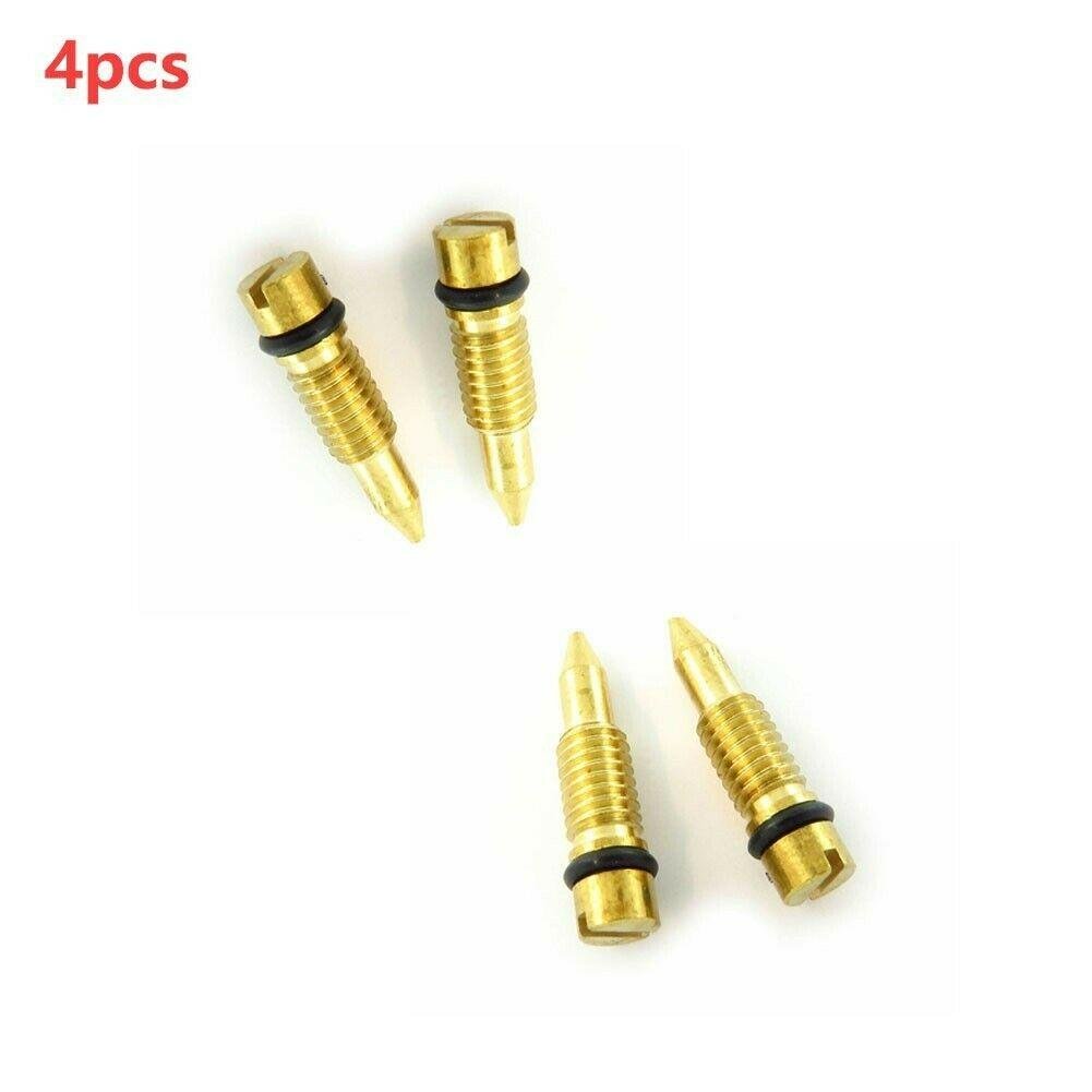 CARBURETOR FLOAT BOWL DRAIN SCREW SET OF 4 76-03 HONDA XL XR CB CM CX GL